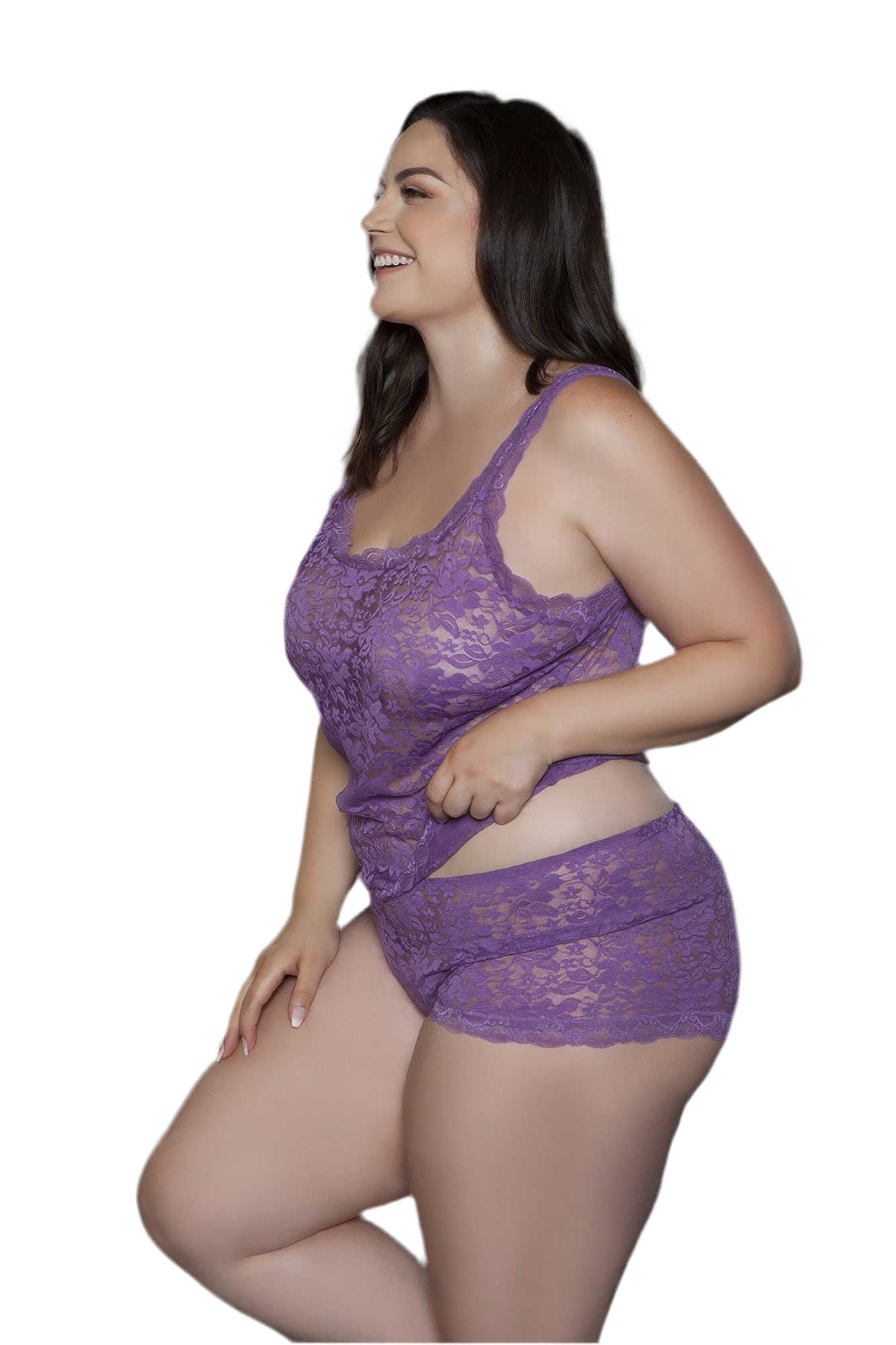 Lavender Floral Lace 2 Piece Set