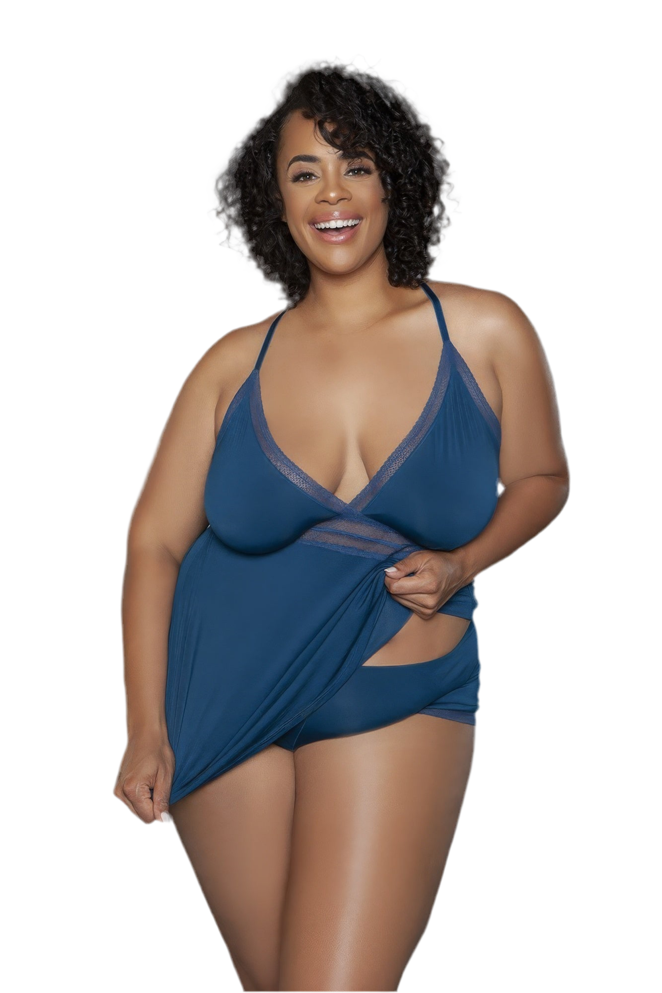 Turquoise 2 Piece Cami Pajama Set